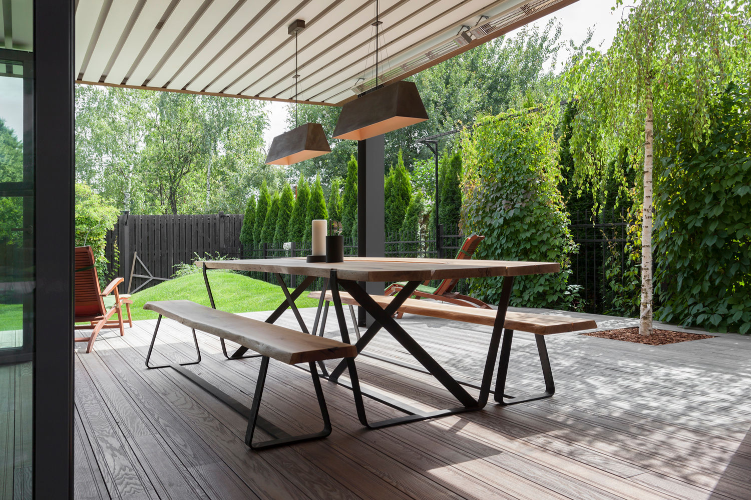 Banqueting house, Kerimov Architects Kerimov Architects Patios & Decks