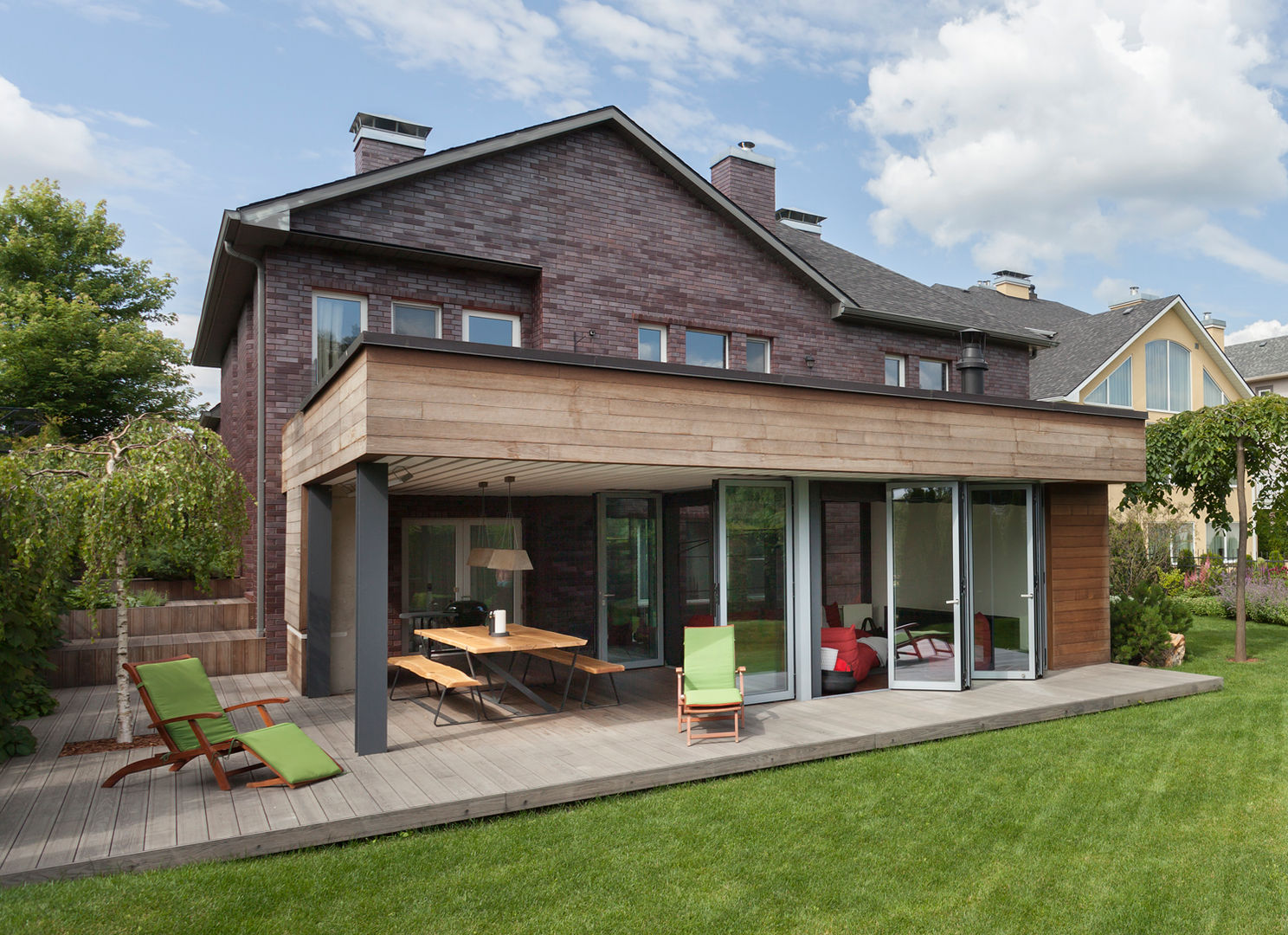 Banqueting house, Kerimov Architects Kerimov Architects Minimalist balcony, veranda & terrace