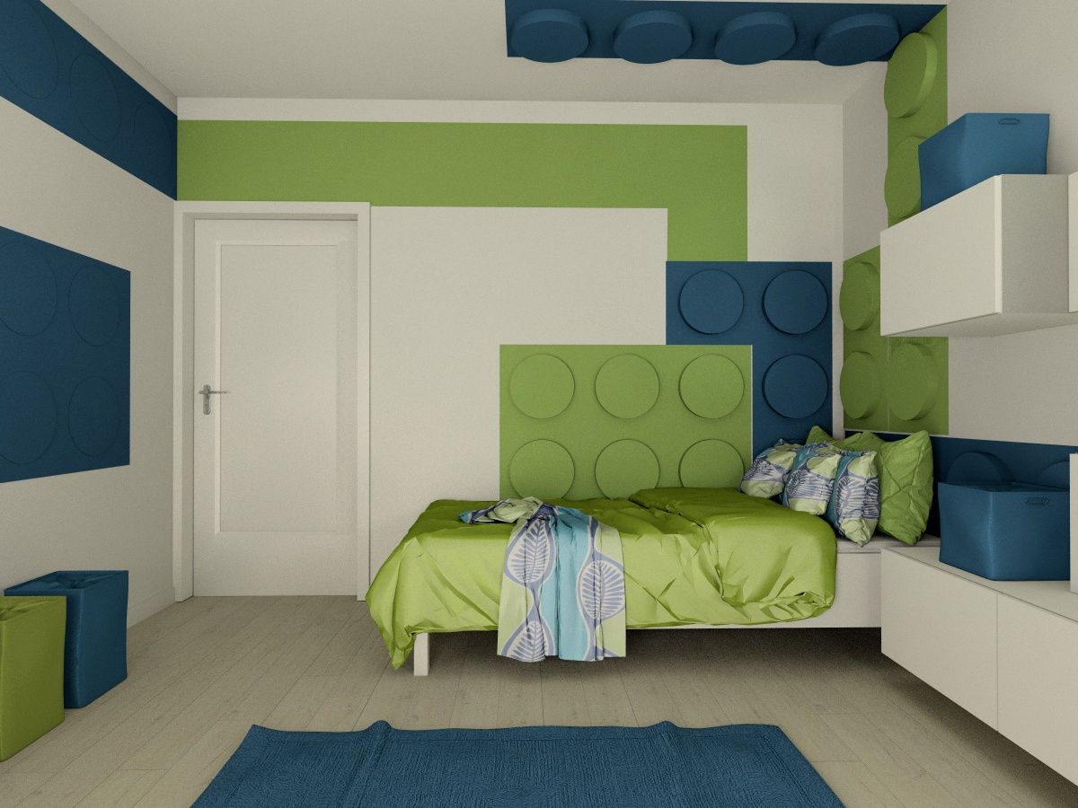 DOTS inspiruje, FLUFFO FLUFFO Dormitorios infantiles modernos