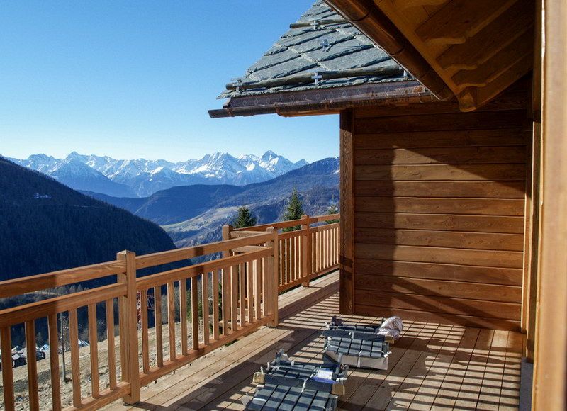 chalet in Chamois, Aosta Valley, Alps, enrico girardi architetto enrico girardi architetto Rustic style house