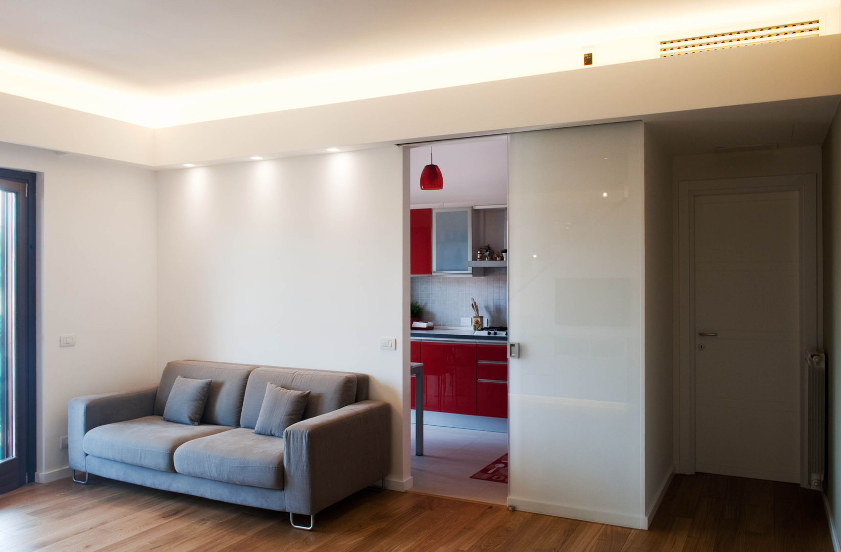 Attico bilivello | Mq. 105 | Roma | Casale Selce - 2014, ar architetto roma ar architetto roma Гостиная в стиле минимализм