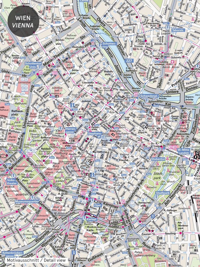 Wien EXTRATAPETE Gewerbeflächen citymap,stadtplan,tapete,reisen,büro,wohnzimmer,kinderzimmer,Geschäftsräume & Stores