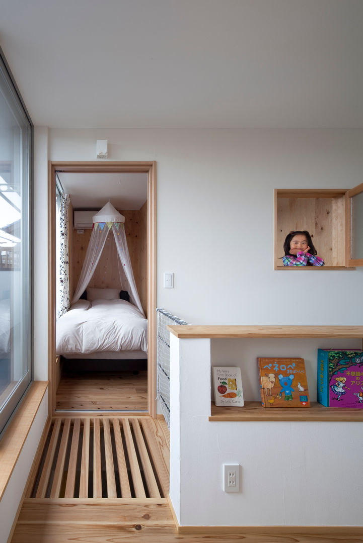 吉之丸の家, タカセモトヒデ建築設計 タカセモトヒデ建築設計 Habitaciones para niños de estilo ecléctico