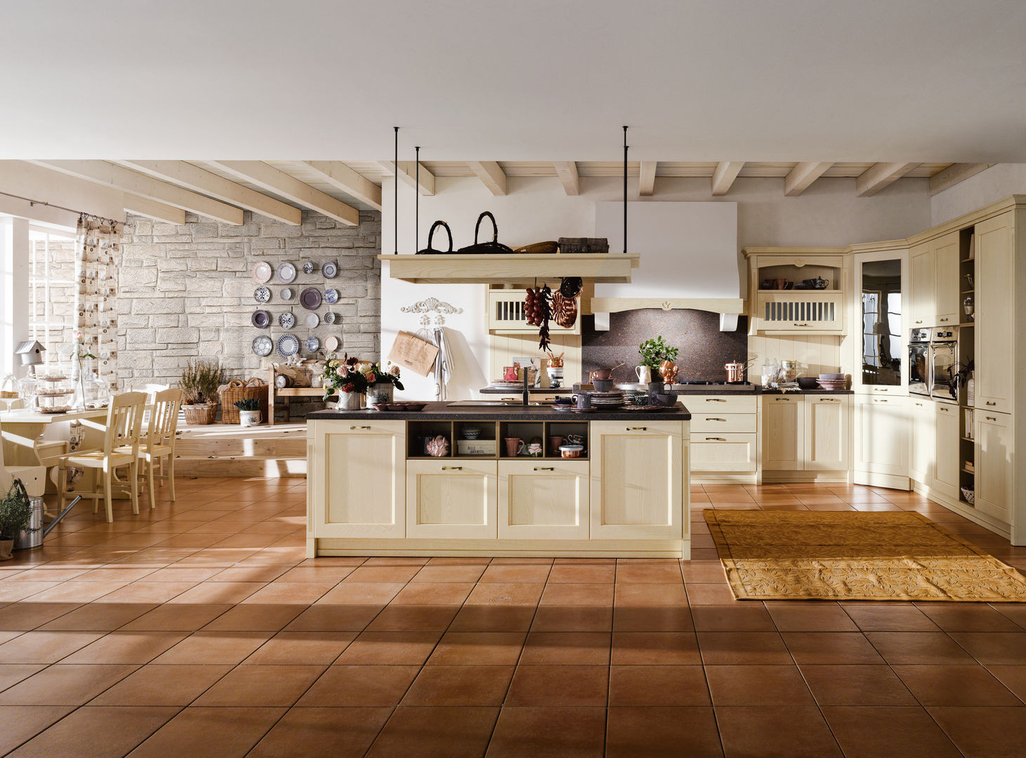 Le cucine country chic e l'arredo