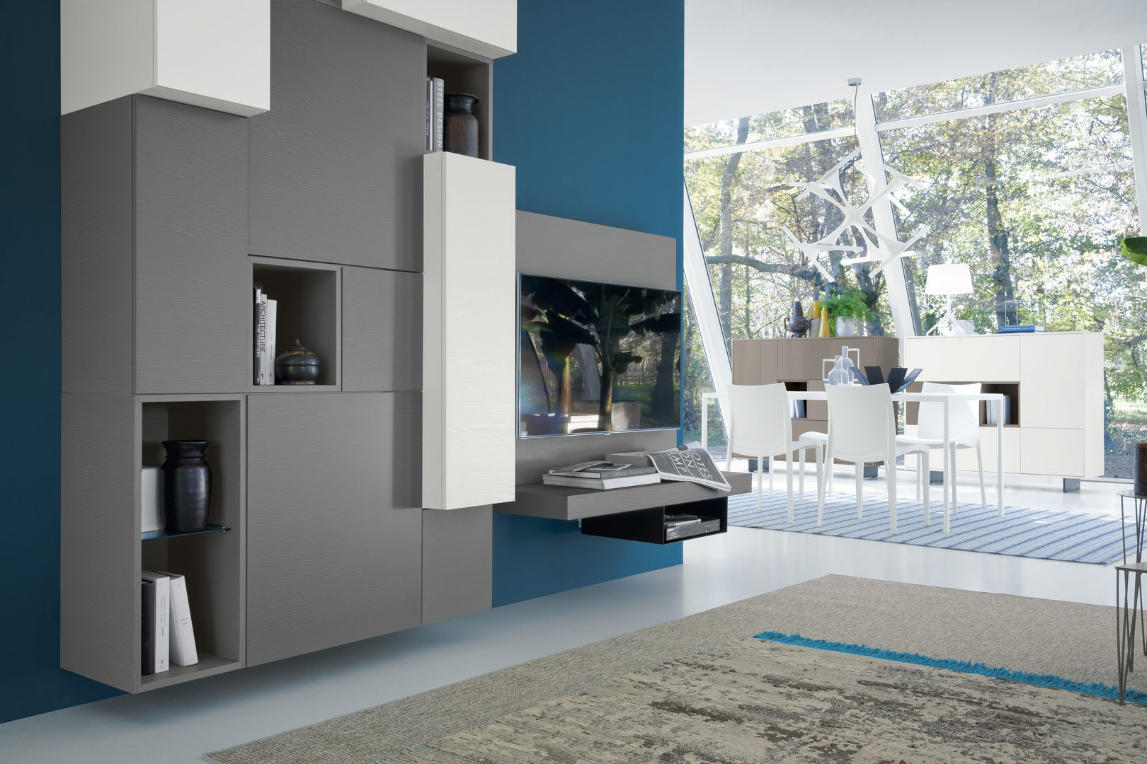 FEBAL GIORNO 2014 - CASA 3, Studio Ferriani Studio Ferriani Living room TV stands & cabinets