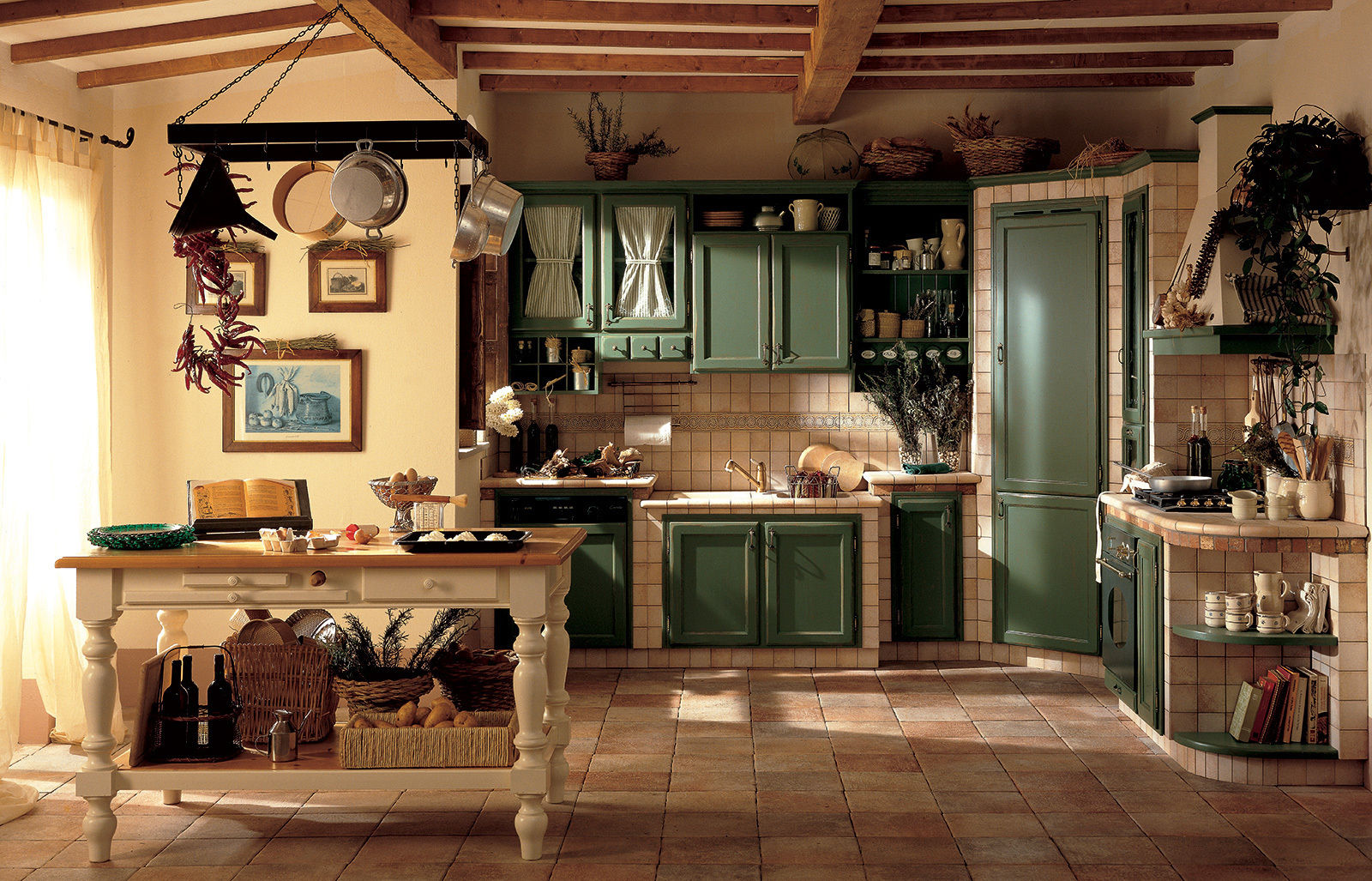 Alice Perimetro Cucine Cucina in stile rustico Lavandini & Rubinetti