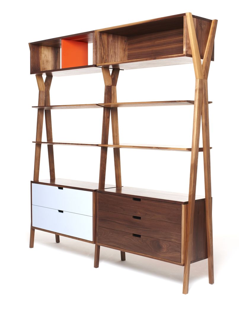Dixon Modular Storage , Dare Studio Dare Studio Ruang keluarga: Ide desain interior, inspirasi & gambar Shelves