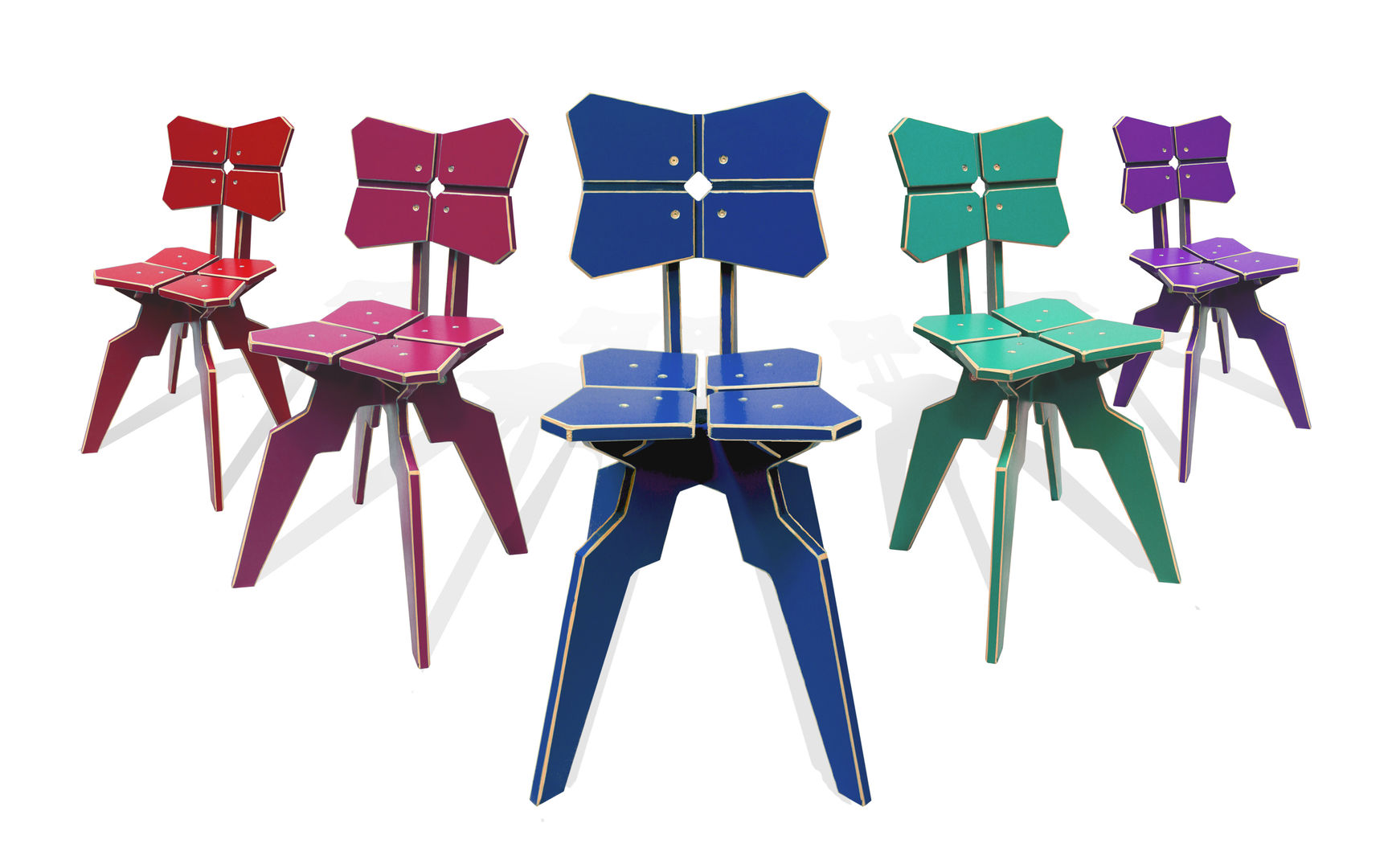 Splice Chair homify Modern Living Room Stools & chairs