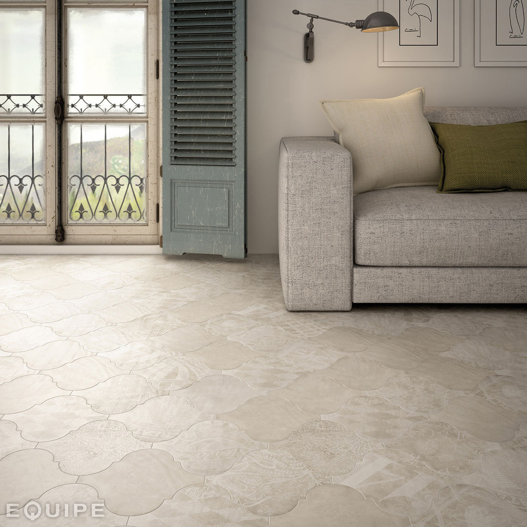 Curvytile Cotto Cinder Chalk 26,5x26,5 homify Paredes y pisos de estilo mediterráneo