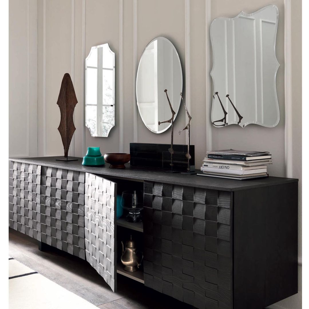 'Rido' unique design surface sideboard homify Ruang Makan Modern Dressers & sideboards
