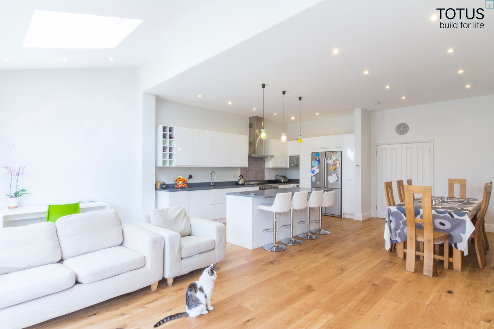 Extension in Sheen, SW14, TOTUS TOTUS 모던스타일 주방