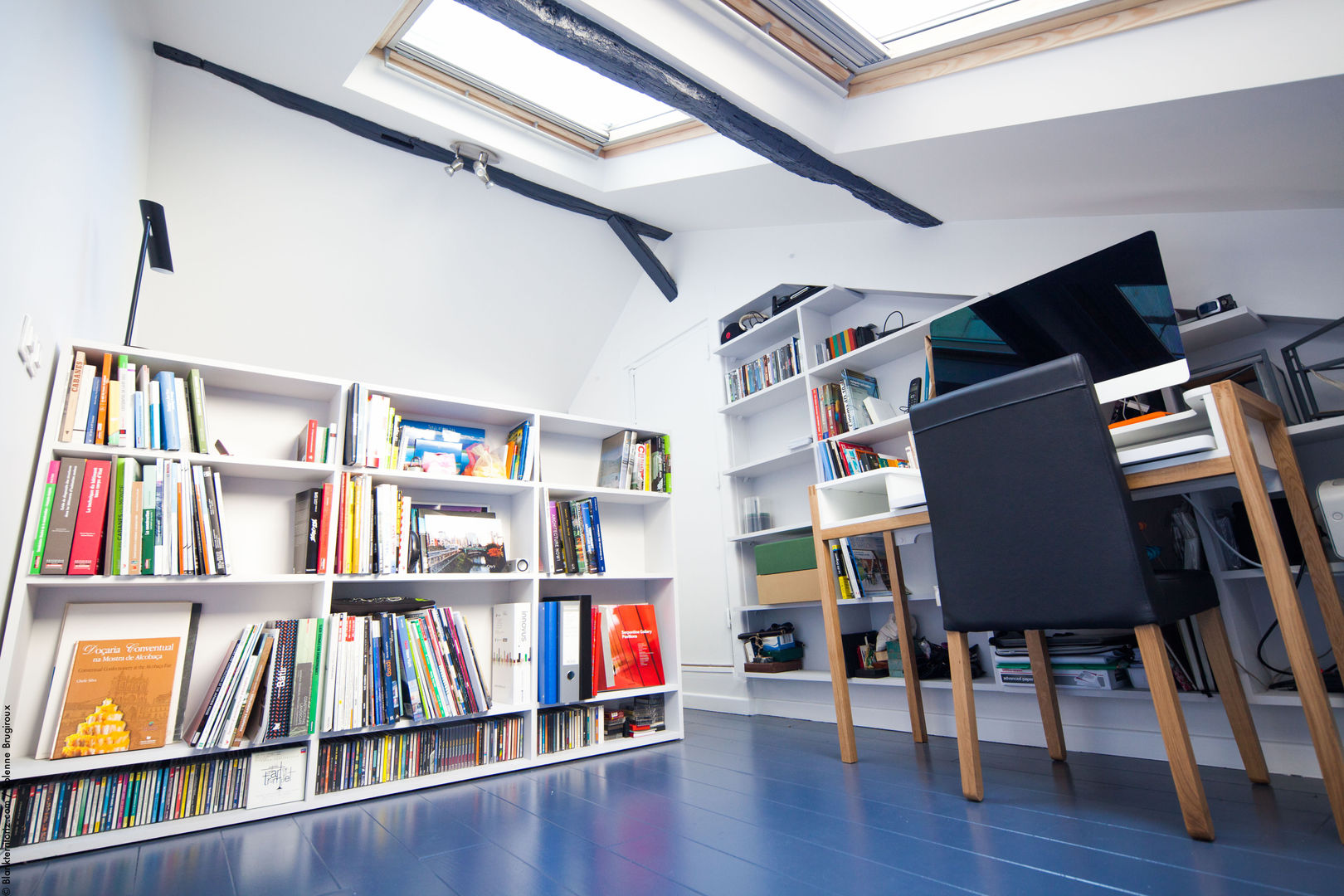 Duplex Lumineux, Solenne Brugiroux Architecte Solenne Brugiroux Architecte Living room