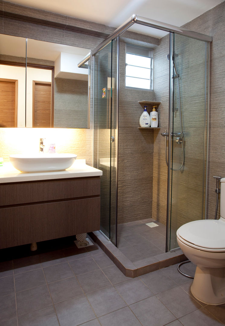 Modern Bathroom homify 現代浴室設計點子、靈感&圖片