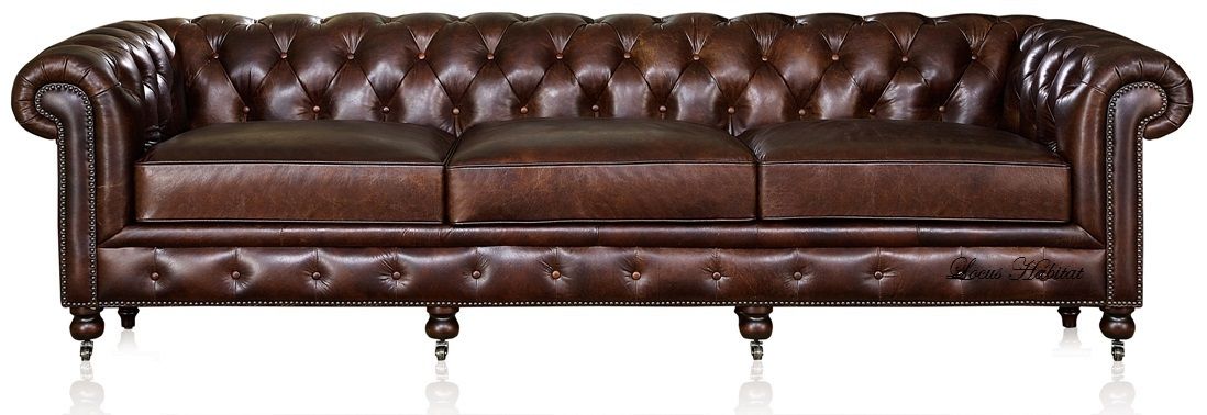 Leather Chesterfield Sofa Locus Habitat 客廳 沙發與扶手椅