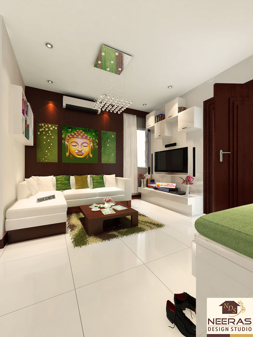 Neeras Living Room homify Modern living