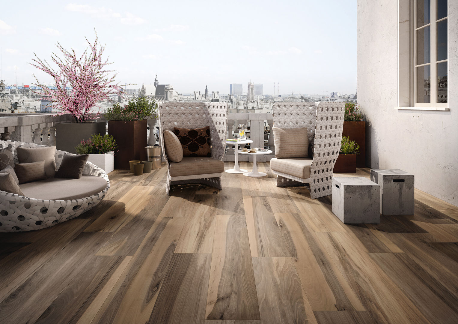 Millelegni Noce Selvatico 30x120 Terrazza Emilceramica Group Espacios