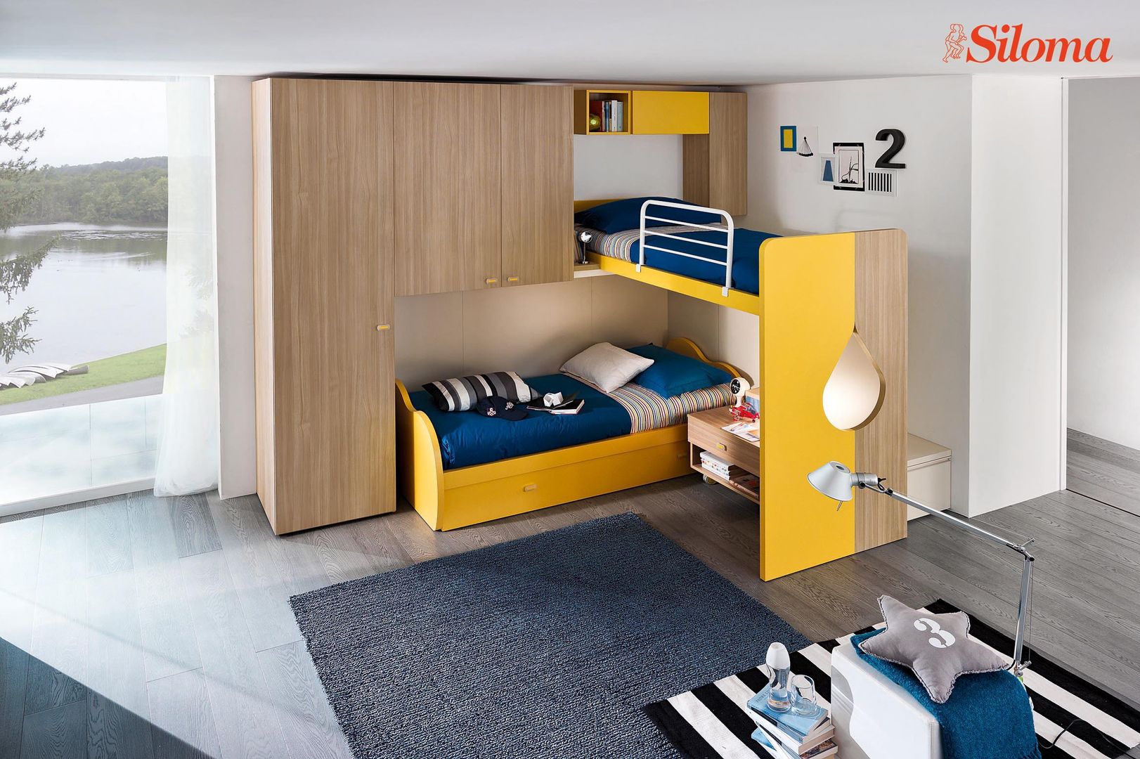 TAG camerette, Siloma srl Siloma srl Kamar tidur: Ide desain interior, inspirasi & gambar Wardrobes & closets