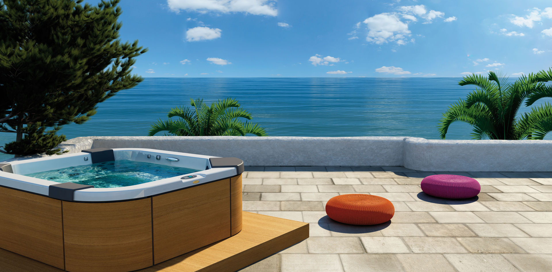 Santorini Pro, jacuzzi jacuzzi Bể bơi: Thiết kế nội thất · bố trí · Ảnh Pool