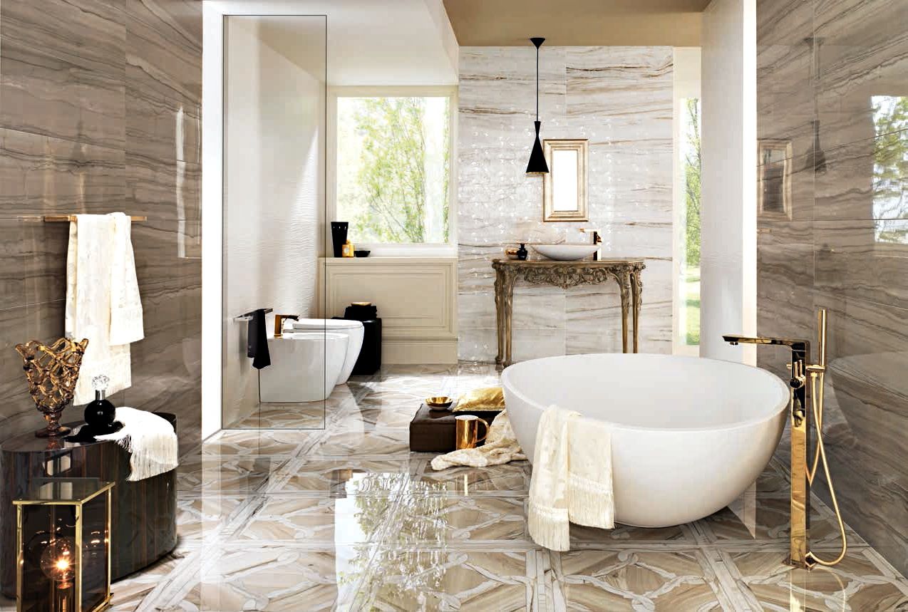 homify Modern bathroom