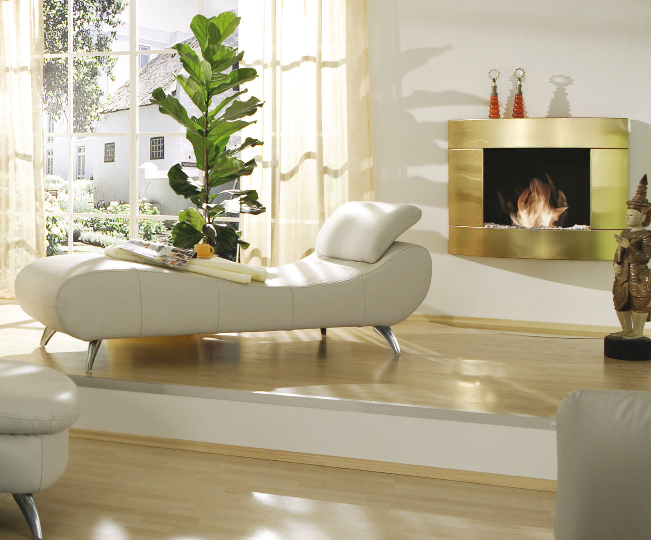 Moderne Kamine - Elektrokamine + Ethanolkamine, Kamin-Design GmbH & Co KG Kamin-Design GmbH & Co KG Modern Living Room Iron/Steel Fireplaces & accessories