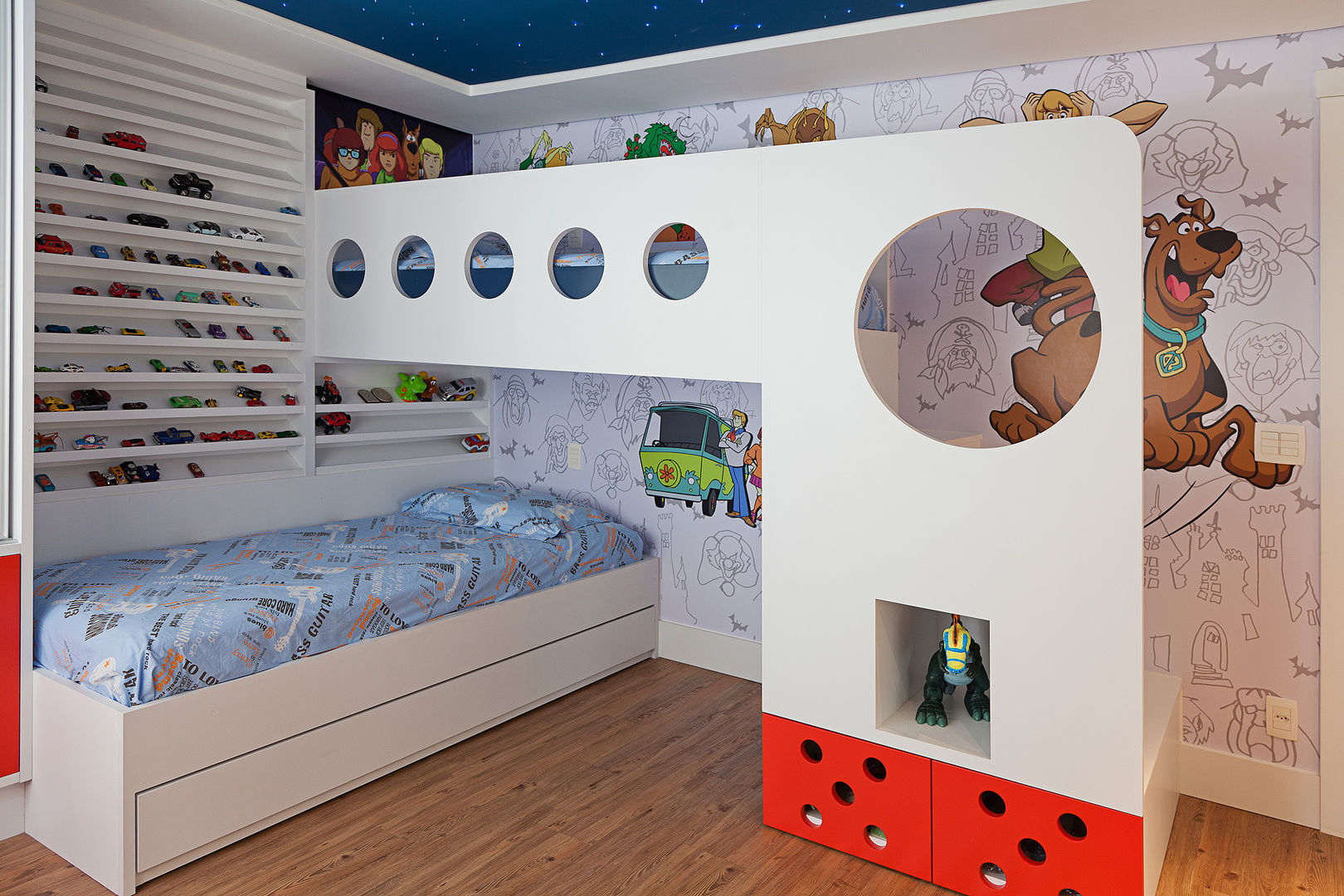 Cliente F, Link Interiores Link Interiores Quarto infantil moderno Propriedade,produtos,Design de interiores,Arte,lar,Estante,Adesivo de parede,Prateleiras,Construção,Filho