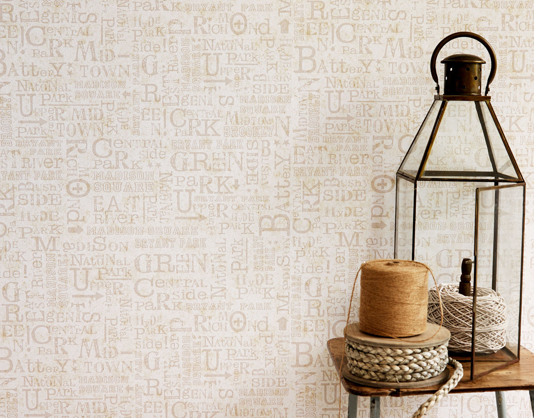 homify Rustic style walls & floors Wallpaper