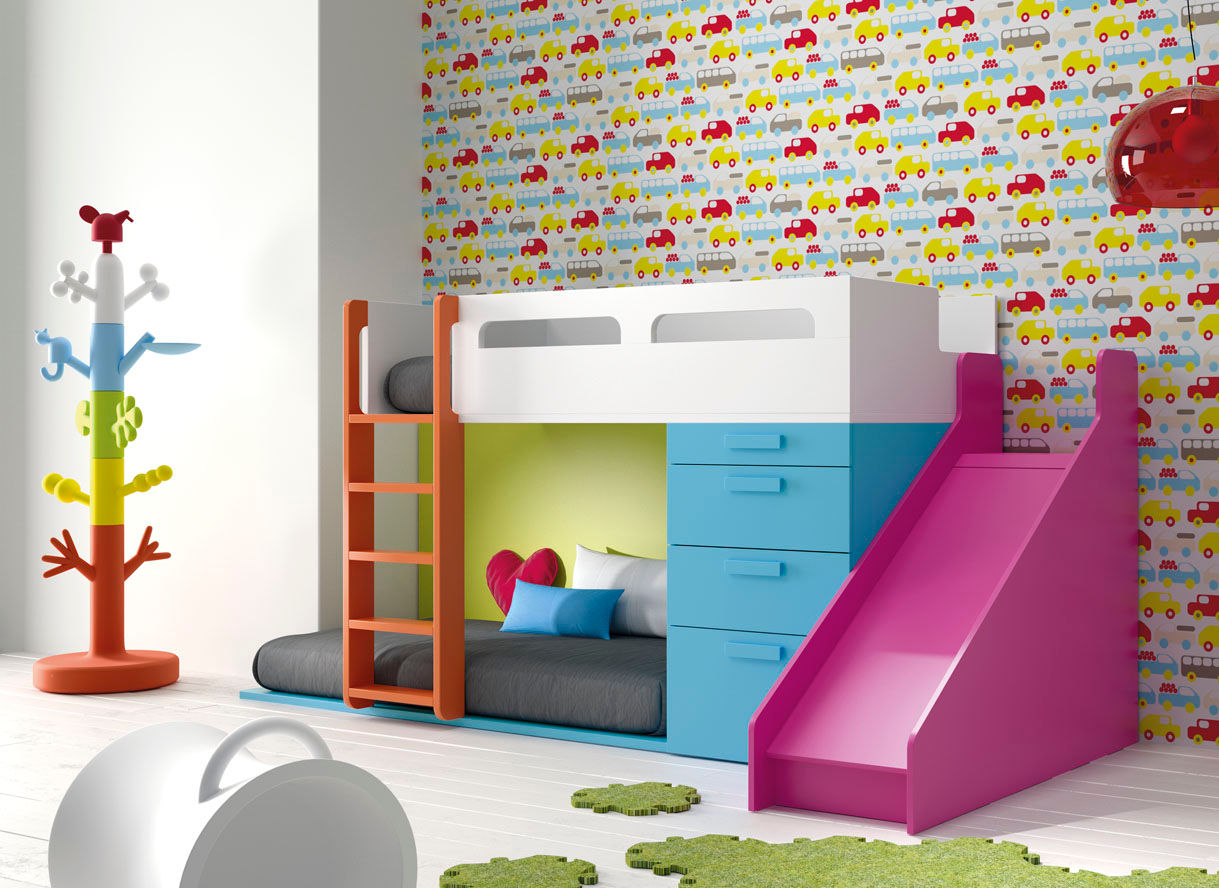 Más de 50 Ideas de Muebles Infantiles y Juveniles para Habitación de tus Hijos , Mueblalia Mueblalia Kamar Bayi/Anak Modern Beds & cribs