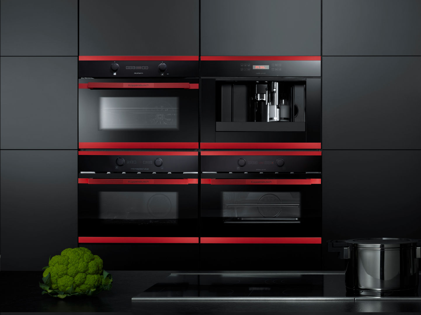 Scharfes Design: Küppersbusch präsentiert „Hot Chili“ in einer limitierten Edition, Küppersbusch Hausgeräte GmbH Küppersbusch Hausgeräte GmbH Cocinas de estilo moderno Electrónica