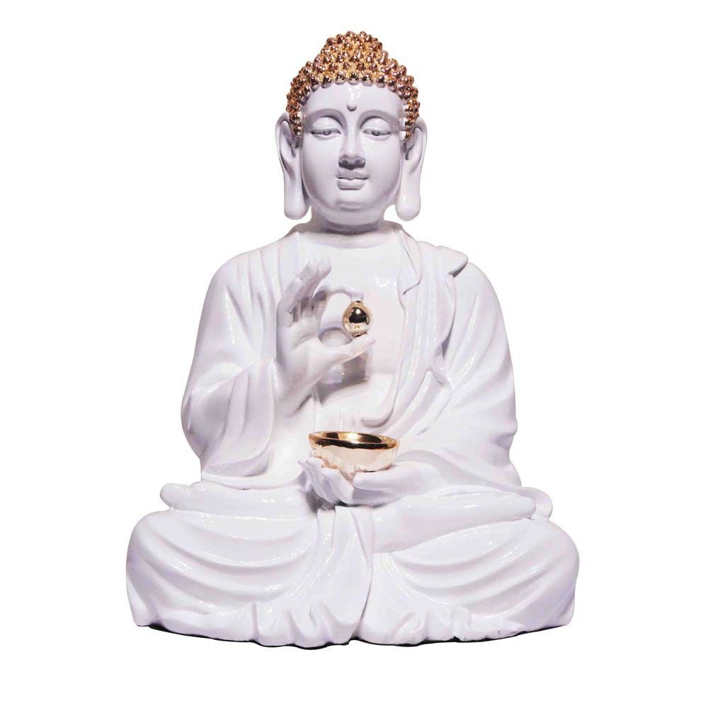 Yoga Studio Decor - Zen Buddha Polystone Statue, M4design M4design Mais espaços Esculturas