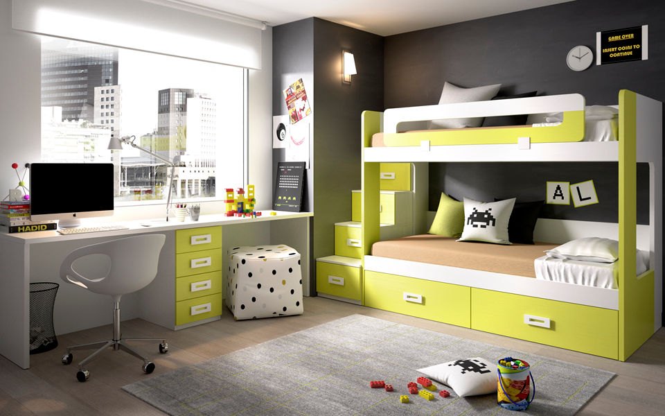 Compactos juveniles, Mueblalia Mueblalia Nursery/kid’s room Beds & cribs