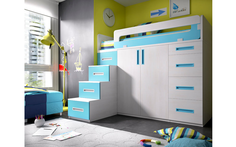 Compactos juveniles, Mueblalia Mueblalia Nursery/kid’s room Beds & cribs