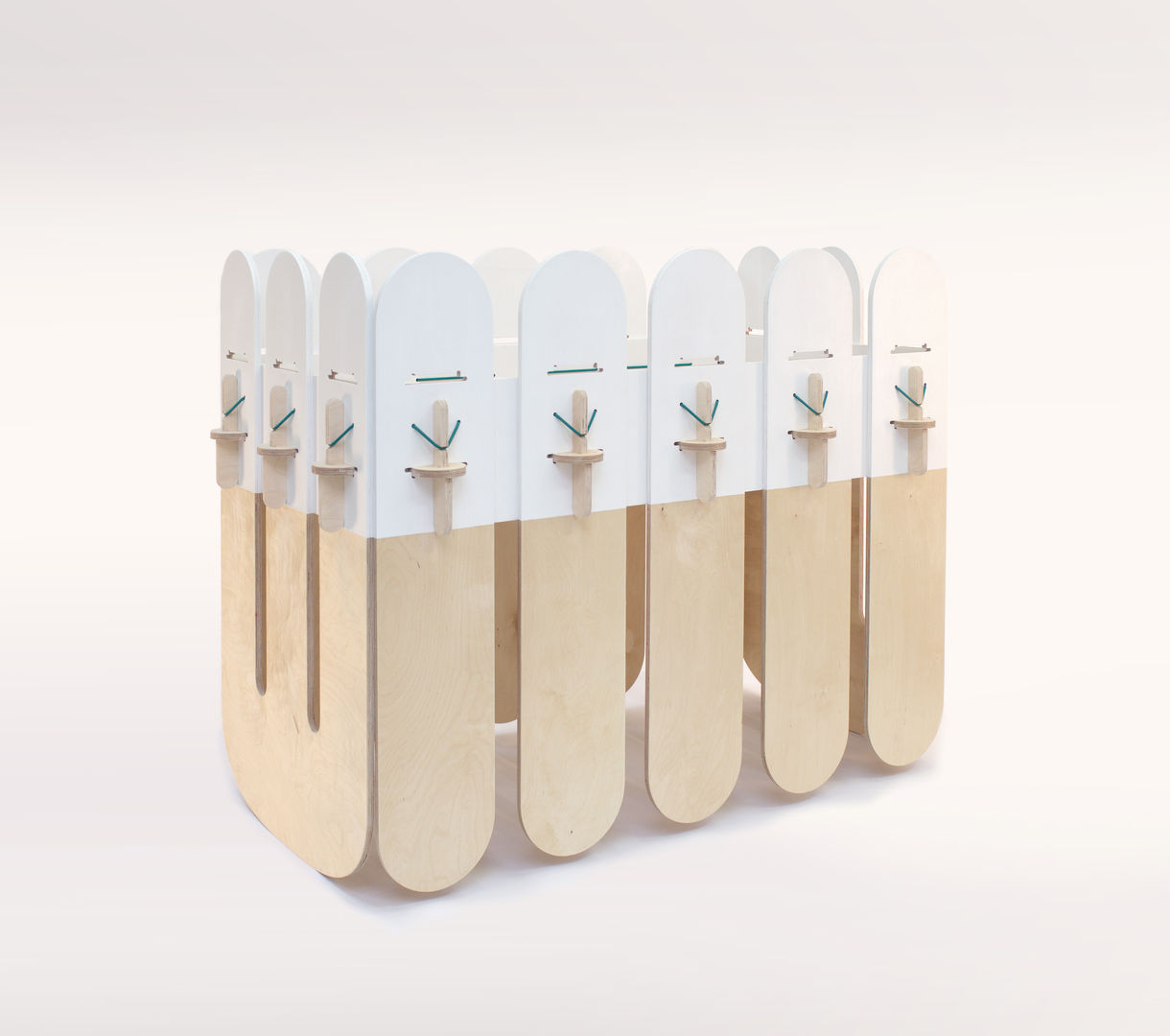 Olli, lit évolutif de 0 à 6 ans, MathieuG Design MathieuG Design Kamar Bayi & Anak: Ide desain, inspirasi & gambar Beds & cribs