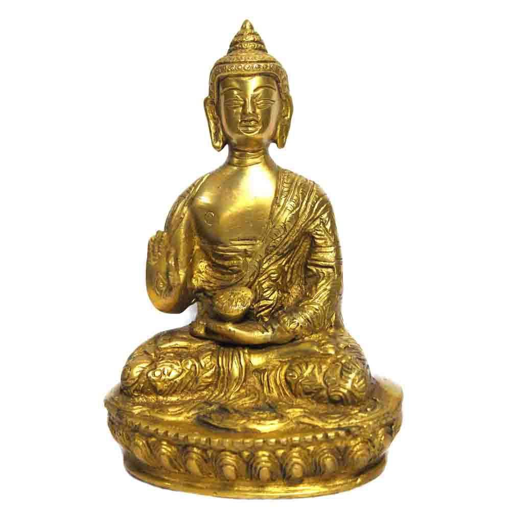 Green Brass Buddha Sculpture, M4design M4design غرف اخرى Sculptures