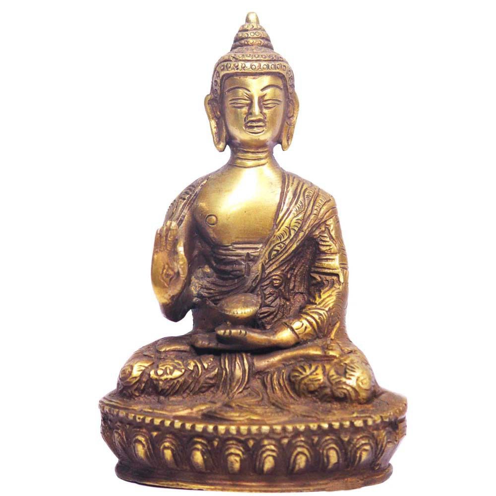 Home Decor Brass Buddha Statue, M4design M4design Daha fazla oda Heykeller