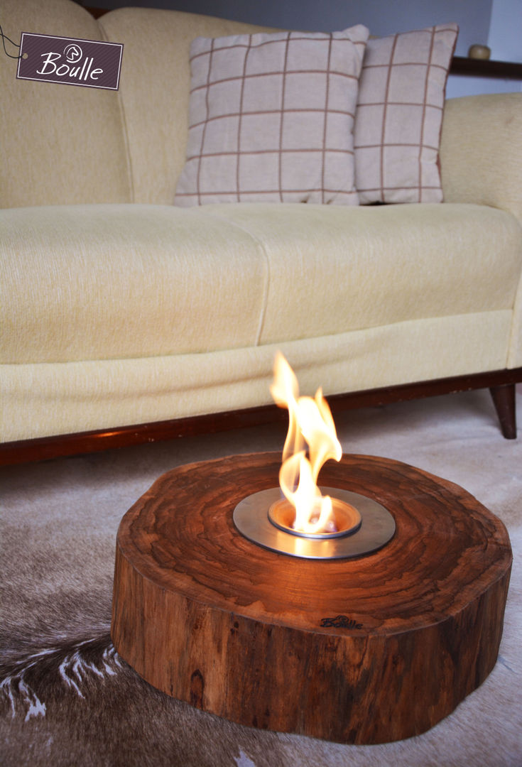 Lareiras Boulle, Boulle Boulle Salas modernas Chimeneas y accesorios