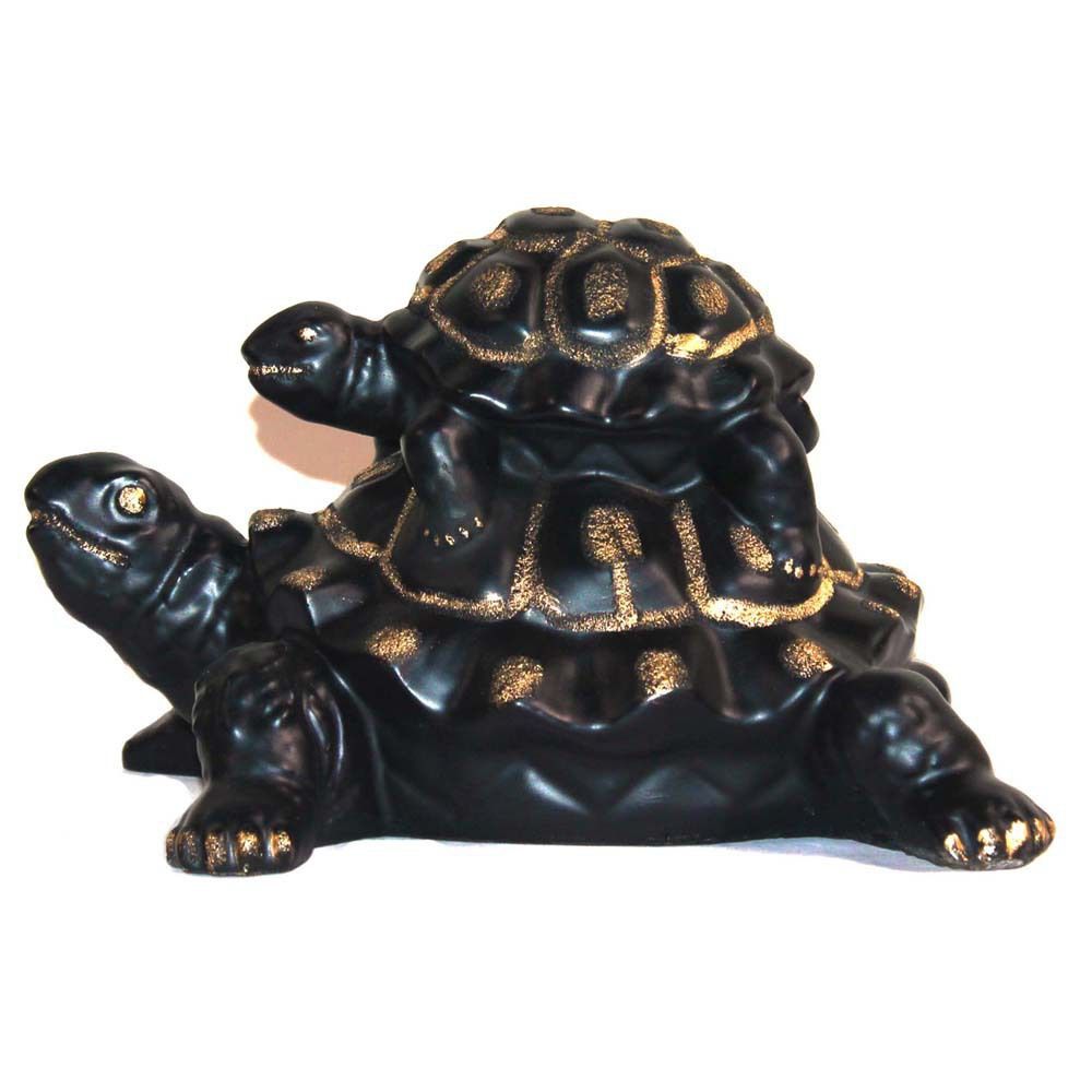 Polyresin Mother & Baby Turtle Figurines M4design Other spaces Sculptures