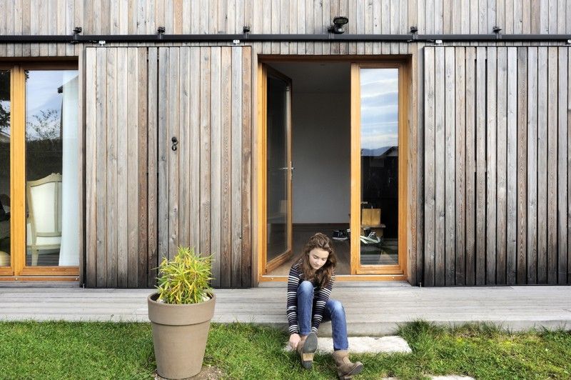 Maison ossature bois, Carole Guyon architecte Carole Guyon architecte Minimalist houses