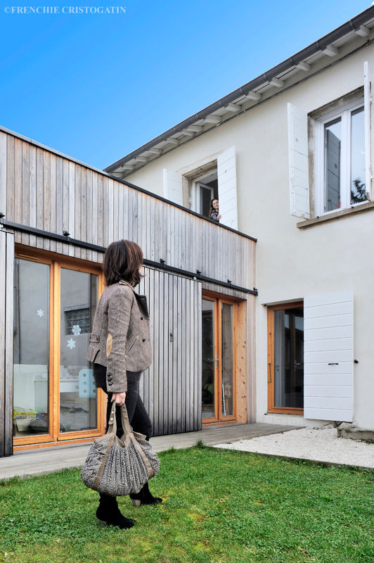 Maison ossature bois, Carole Guyon architecte Carole Guyon architecte 房子