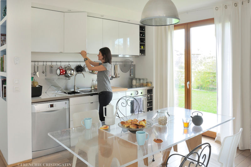 Maison ossature bois, Carole Guyon architecte Carole Guyon architecte منازل