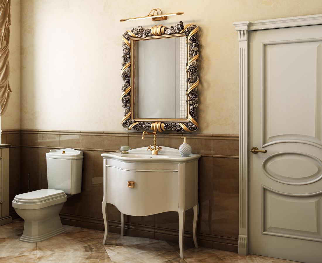 Дом в неоклассическом стиле, Студия дизайна "New Art" Студия дизайна 'New Art' Classic style bathroom