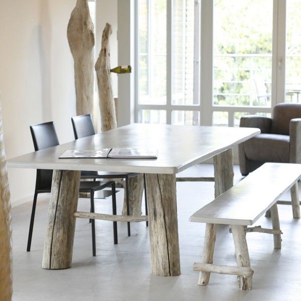 Table and bench MULTIFONCTION FAIRSENS Casas modernas: Ideas, imágenes y decoración Decoración y accesorios