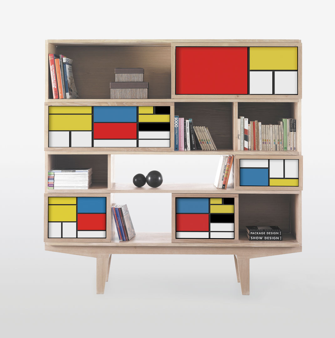 FACE TO FACE library FAIRSENS Moderne Wohnzimmer Regale