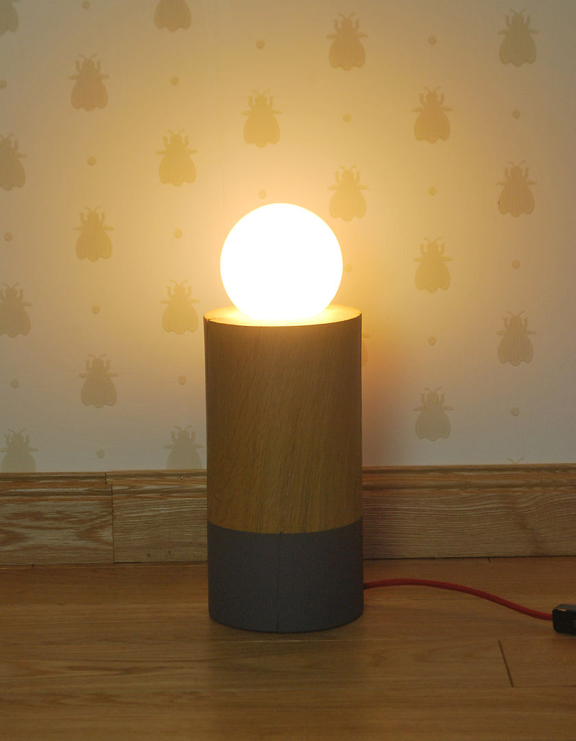 Lampe LUNE by Gilles de Saint Germain, Studio OPEN DESIGN Studio OPEN DESIGN 스칸디나비아 침실