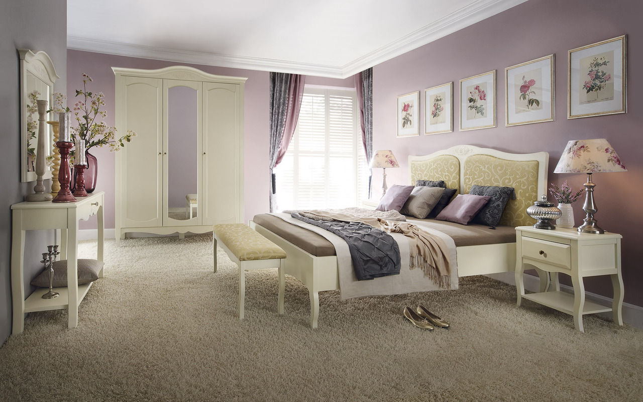 Anabella bed ALARUS INTERIORS غرفة نوم أسرة نوم