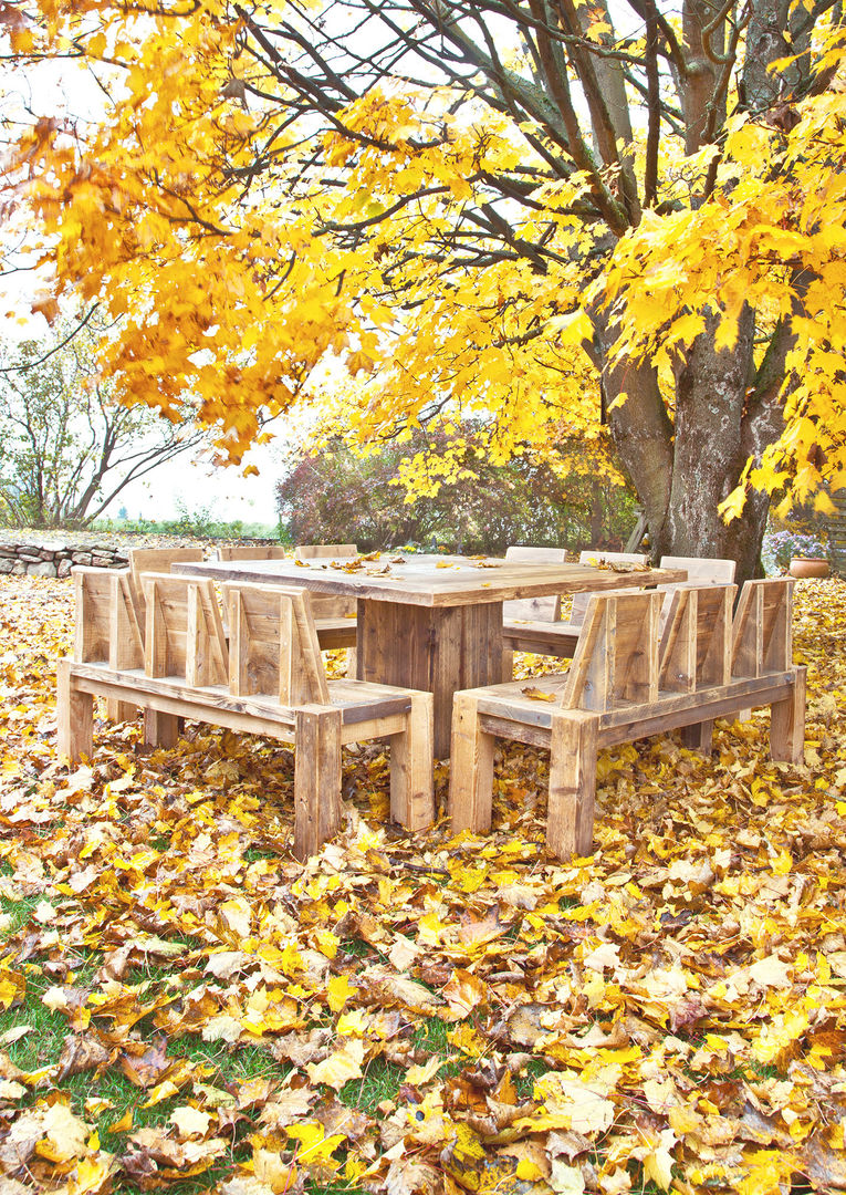 table set square , edictum - UNIKAT MOBILIAR edictum - UNIKAT MOBILIAR Jardines de estilo rústico Mobiliario