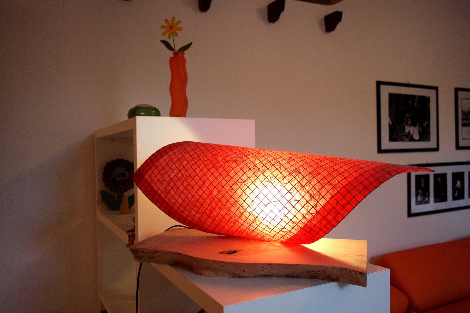 Lampada Red Dragonfly, CatturArti design Lab CatturArti design Lab Minimalist Oturma Odası Işıklandırma