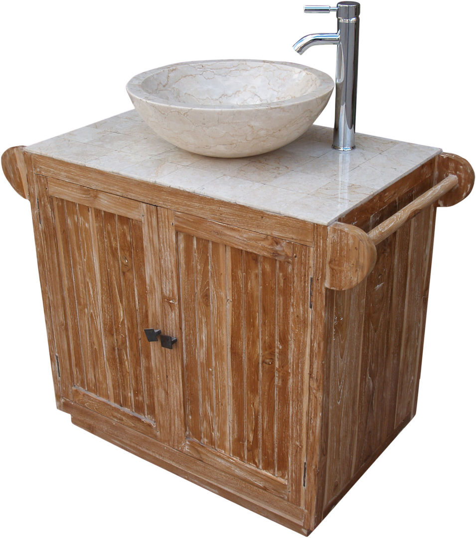 Exotisches Vintage-Waschbecken fürs Bad, Guru-Shop Guru-Shop Asian style bathroom Sinks