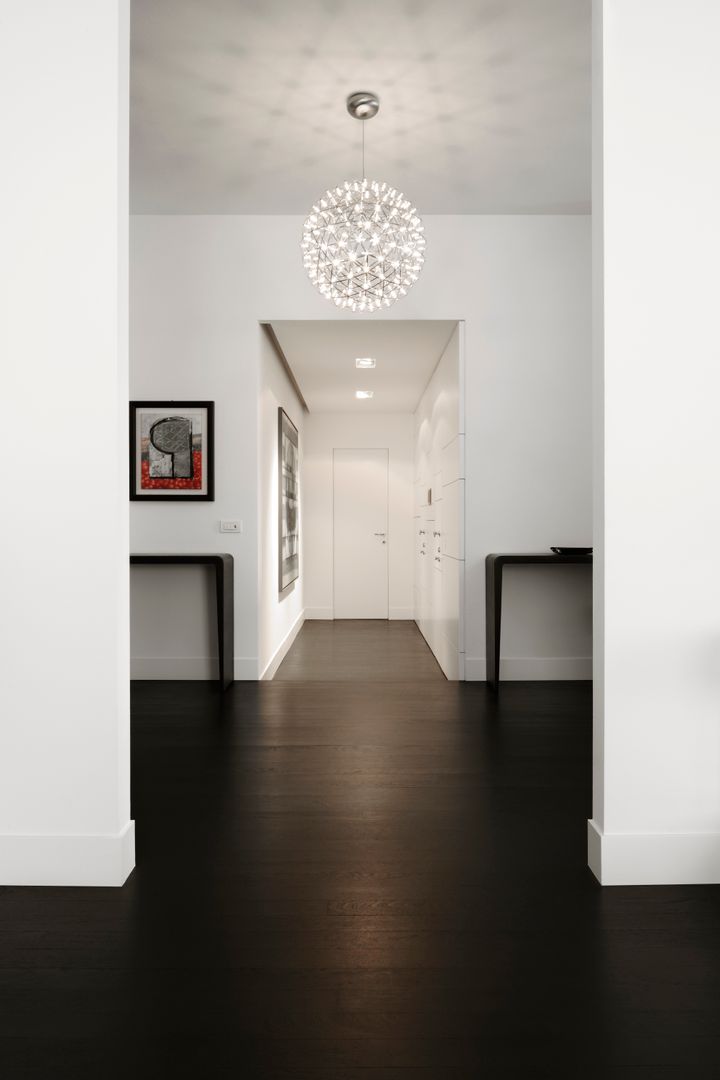 Casa Privata, ANG42 ANG42 Modern corridor, hallway & stairs