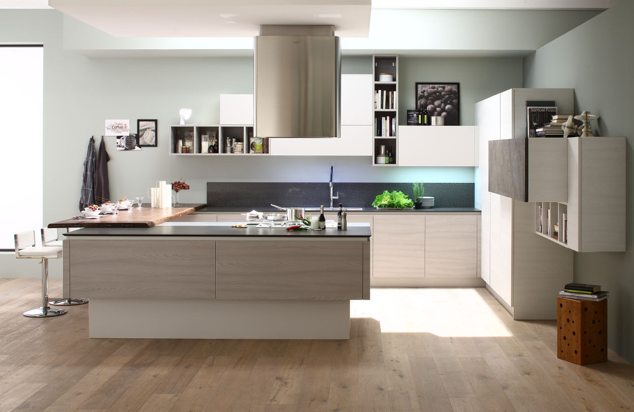 MANGO, GUSTO E MODERNITA’, ARREX LE CUCINE ARREX LE CUCINE Cozinhas modernas Arrumação e despensas