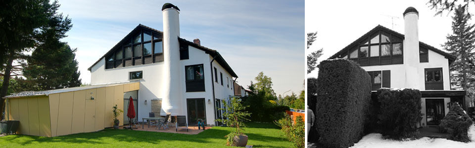 Sanierung und Erweiterung Doppelhaushälfte Mangfallstraße in München, Planungsbüro Schilling Planungsbüro Schilling Casas modernas: Ideas, diseños y decoración